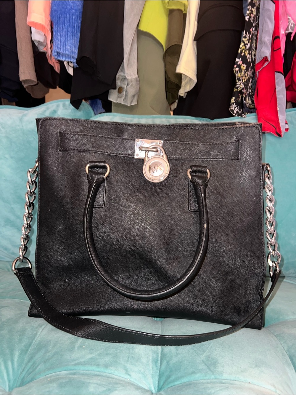 Michael Kors Hamilton Tote Bag - silver hardware